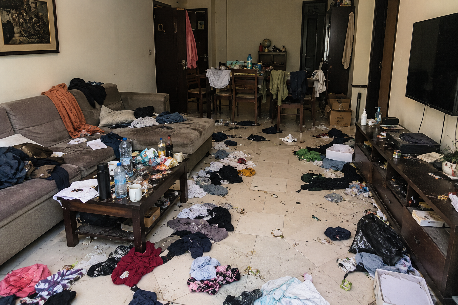 Room before Vanishpro cleaning